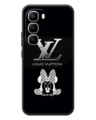 Чехол для Infinix Hot 60 Pro Plus с картинкой «LV и Минни Маус»