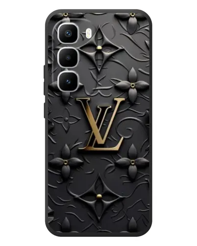 Чехол для Infinix Hot 60 Pro Plus с картинкой «Кожаная текстура LV»