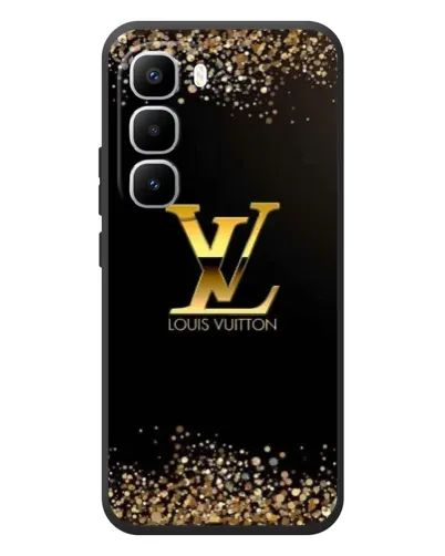Чехол для Infinix Hot 60 Pro Plus с картинкой «LV — золотые искры»