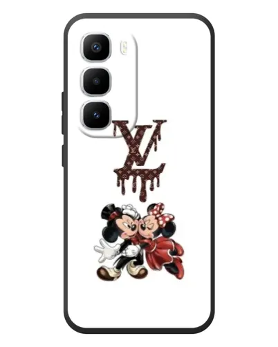 Чехол для Infinix Hot 60 Pro Plus с картинкой «LV и Микки Маус»