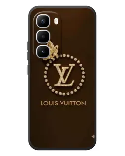 Чехол для Infinix Hot 60 Pro Plus с картинкой «LV — золотая печать»