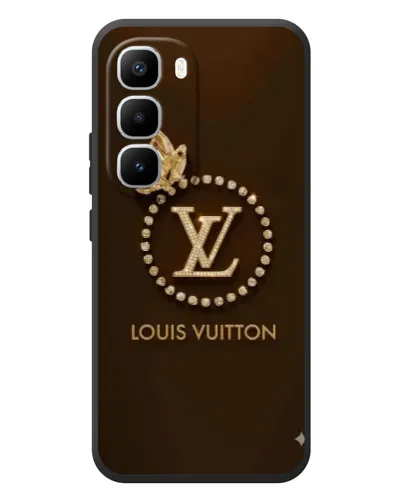 Чехол для Infinix Hot 60 Pro Plus с картинкой «LV — золотая печать»