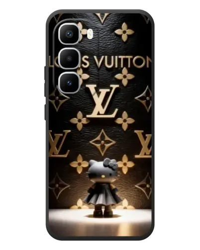 Чехол для Infinix Hot 60 Pro Plus с картинкой «Монограмма с фигурой»