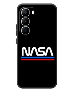 Чохол для Infinix Hot 60 Pro Plus з картинкою «NASA — класика Red Blue» Чохол для Infinix Hot 60 Pro Plus з картинкою «NASA — класика Red Blue»