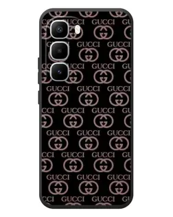 Чехол для Infinix Hot 60 Pro Plus с картинкой «Классическая монограмма Gucci»