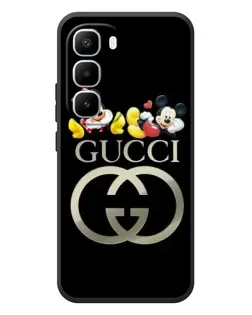 Чехол для Infinix Hot 60 Pro Plus с картинкой «Gucci — герои Disney»