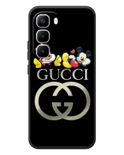 Чехол для Infinix Hot 60 Pro Plus с картинкой «Gucci — герои Disney»