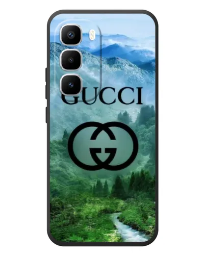 Чехол для Infinix Hot 60 Pro Plus с картинкой «Gucci — горный пейзаж»