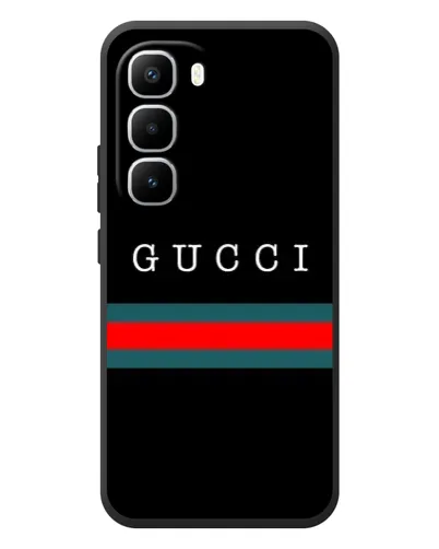 Чехол для Infinix Hot 60 Pro Plus с картинкой «Gucci — красный пояс»