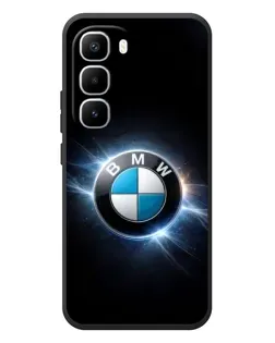 Чехол для Infinix Hot 60 Pro Plus с картинкой «BMW — неоновое сияние»