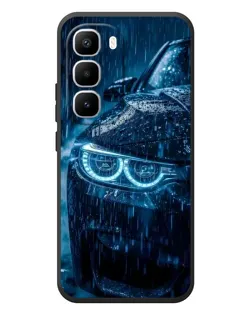 Чехол для Infinix Hot 60 Pro Plus с картинкой «BMW под дождем»