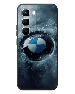 Чехол для Infinix Hot 60 Pro Plus с картинкой «Логотип BMW — лед»