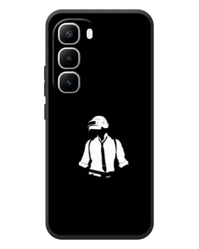Чохол для Infinix Hot 60 Pro Plus з картинкою «PUBG — білий шолом» Чохол для Infinix Hot 60 Pro Plus з картинкою «PUBG — білий шолом»