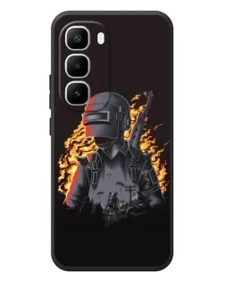 Чохол для Infinix Hot 60 Pro Plus з картинкою «PUBG — вогняний силует» Чохол для Infinix Hot 60 Pro Plus з картинкою «PUBG — вогняний силует»