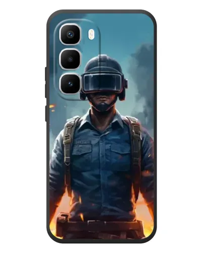 Чохол для Infinix Hot 60 Pro Plus з картинкою «PUBG — реалістичний герой» Чохол для Infinix Hot 60 Pro Plus з картинкою «PUBG — реалістичний герой»