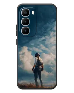 Чохол для Infinix Hot 60 Pro Plus з картинкою «Герой PUBG на скелі» Чохол для Infinix Hot 60 Pro Plus з картинкою «Герой PUBG на скелі»