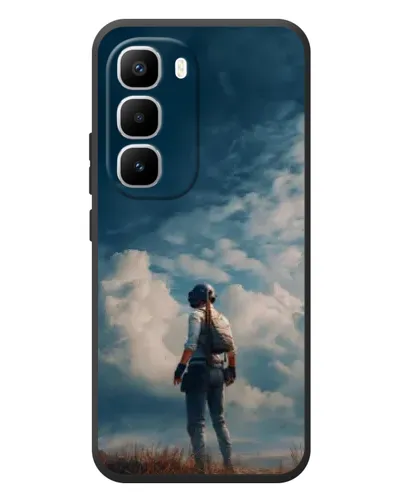 Чохол для Infinix Hot 60 Pro Plus з картинкою «Герой PUBG на скелі» Чохол для Infinix Hot 60 Pro Plus з картинкою «Герой PUBG на скелі»