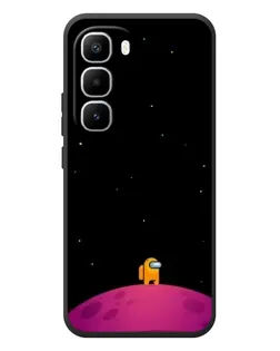 Чехол для Infinix Hot 60 Pro Plus с картинкой «Одинокий герой на планете»