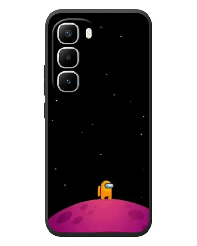 Чехол для Infinix Hot 60 Pro Plus с картинкой «Одинокий герой на планете» Чехол для Infinix Hot 60 Pro Plus с картинкой «Одинокий герой на планете»
