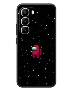 Чехол для Infinix Hot 60 Pro Plus с картинкой «Красный Among Us»