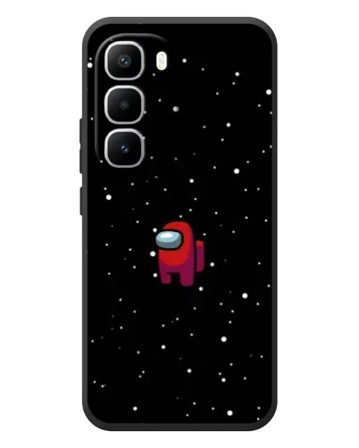Чехол для Infinix Hot 60 Pro Plus с картинкой «Красный Among Us» Чехол для Infinix Hot 60 Pro Plus с картинкой «Красный Among Us»
