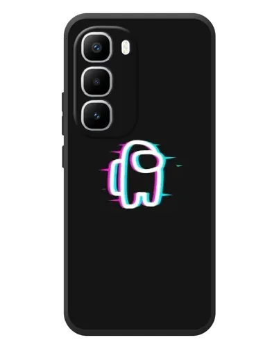 Чехол для Infinix Hot 60 Pro Plus с картинкой «Among Us неон» Чехол для Infinix Hot 60 Pro Plus с картинкой «Among Us неон»