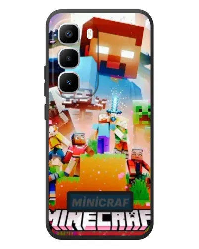 Чехол для Infinix Hot 60 Pro Plus с картинкой «Minecraft герои игры» Чехол для Infinix Hot 60 Pro Plus с картинкой «Minecraft герои игры»