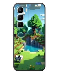 Чехол для Infinix Hot 60 Pro Plus с картинкой «Minecraft летний день»