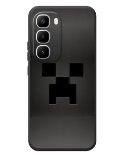 Чехол для Infinix Hot 60 Pro Plus с картинкой «Черный крипер градиент»