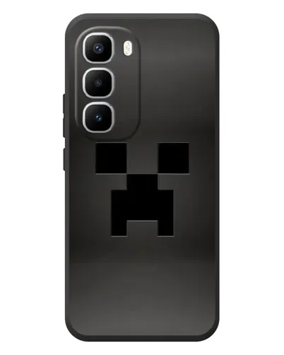 Чехол для Infinix Hot 60 Pro Plus с картинкой «Черный крипер градиент» Чехол для Infinix Hot 60 Pro Plus с картинкой «Черный крипер градиент»