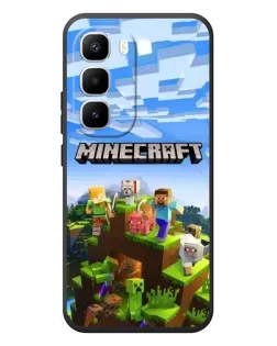 Чехол для Infinix Hot 60 Pro Plus с картинкой «Minecraft классический мир»