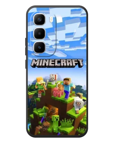 Чехол для Infinix Hot 60 Pro Plus с картинкой «Minecraft классический мир» Чехол для Infinix Hot 60 Pro Plus с картинкой «Minecraft классический мир»