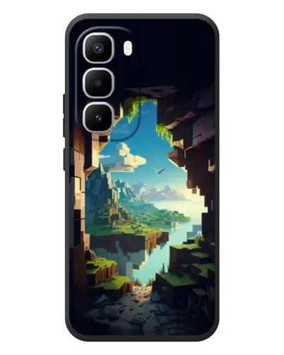 Чехол для Infinix Hot 60 Pro Plus с картинкой «Вид из пещеры» Чехол для Infinix Hot 60 Pro Plus с картинкой «Вид из пещеры»
