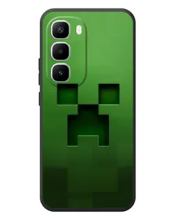 Чехол для Infinix Hot 60 Pro Plus с картинкой «Крипер микро-дизайн»