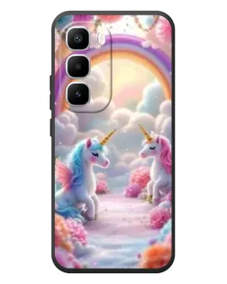 Чехол для Infinix Hot 60 Pro Plus с картинкой «Радуга и единороги» Чехол для Infinix Hot 60 Pro Plus с картинкой «Радуга и единороги»