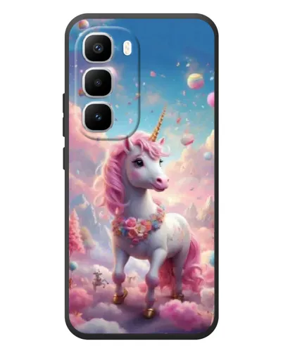 Чехол для Infinix Hot 60 Pro Plus с картинкой «Единорог среди облаков» Чехол для Infinix Hot 60 Pro Plus с картинкой «Единорог среди облаков»