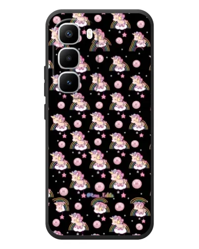 Чехол для Infinix Hot 60 Pro Plus с картинкой «Magic Unicorn паттерн» Чехол для Infinix Hot 60 Pro Plus с картинкой «Magic Unicorn паттерн»