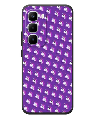 Чехол для Infinix Hot 60 Pro Plus с картинкой «Единороги на фиолетовом» Чехол для Infinix Hot 60 Pro Plus с картинкой «Единороги на фиолетовом»