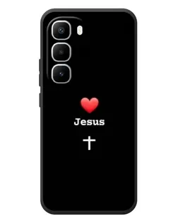 Чохол для Infinix Hot 60 Pro Plus з картинкою «Серце - Jesus» Чохол для Infinix Hot 60 Pro Plus з картинкою «Серце - Jesus»