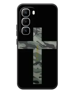 Чехол для Infinix Hot 60 Pro Plus с картинкой «Милитари Крест»