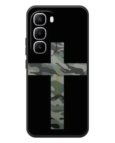 Чехол для Infinix Hot 60 Pro Plus с картинкой «Милитари Крест»