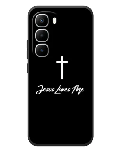 Чехол для Infinix Hot 60 Pro Plus с картинкой «Иисус любит тебя»