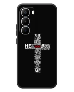 Чехол для Infinix Hot 60 Pro Plus с картинкой «Текстовый крест» Чехол для Infinix Hot 60 Pro Plus с картинкой «Текстовый крест»
