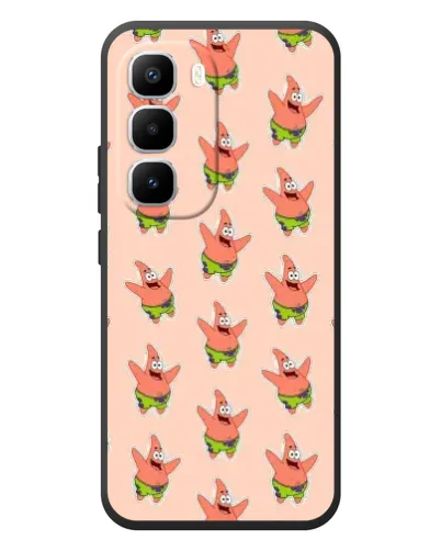 Чехол для Infinix Hot 60 Pro Plus с картинкой «Патрик Стар паттерн»
