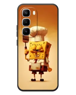 Чехол для Infinix Hot 60 Pro Plus с картинкой «Губка Боб повар»