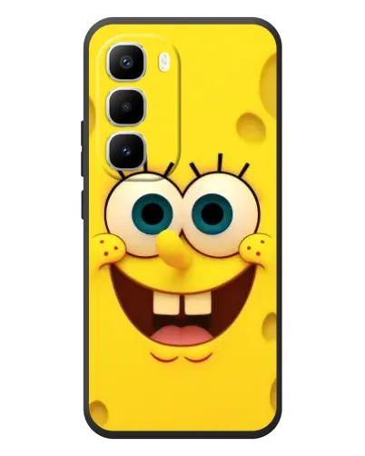Чехол для Infinix Hot 60 Pro Plus с картинкой «Губка Боб улыбка»