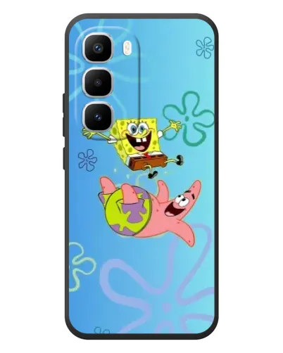 Чехол для Infinix Hot 60 Pro Plus с картинкой «Спанч Боб и Патрик»