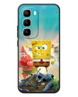 Чехол для Infinix Hot 60 Pro Plus с картинкой «Спанч Боб победитель»