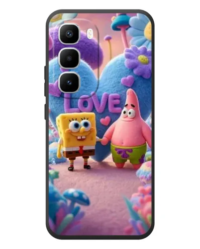 Чехол для Infinix Hot 60 Pro Plus с картинкой «Губка Боб Патрик»