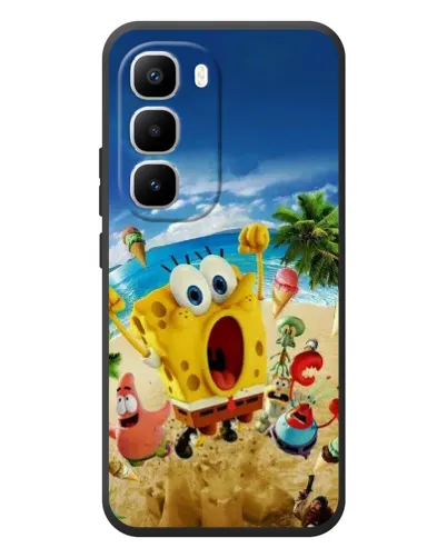Чехол для Infinix Hot 60 Pro Plus с картинкой «Развлечения на пляже»